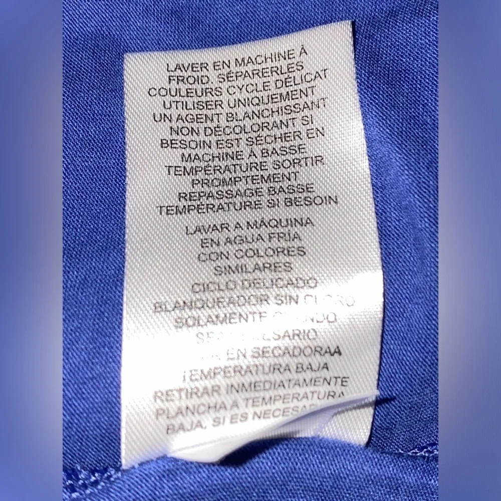 Women’s Cuddl Duds® Pajama V-Neck‎ Tee Shirt M Pullover Lounge Relax Fit Sleep